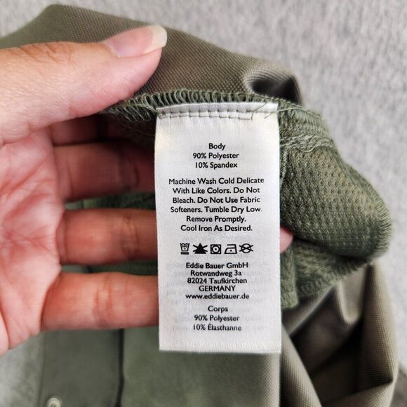 Eddie Bauer Pants Womens 2 Gray Travex Tapered Ankle Slit Zip Pockets Safari - Picture 15 of 16